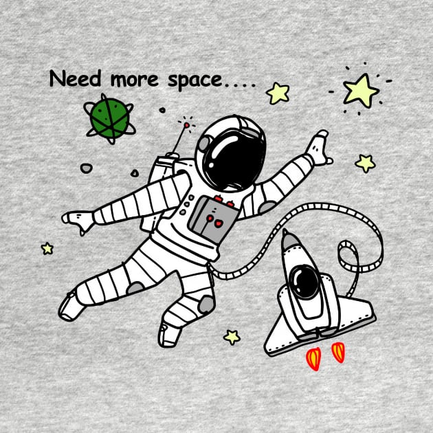 Astronauts Need More Space by Hogan